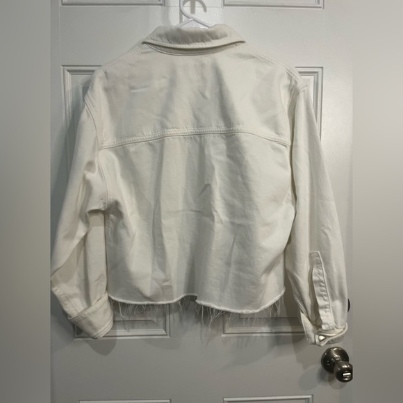 AGOLDE
NYX DENIM SHIRT IN FLOUR Classic White Denim Jacket XS - Picture 3 of 10